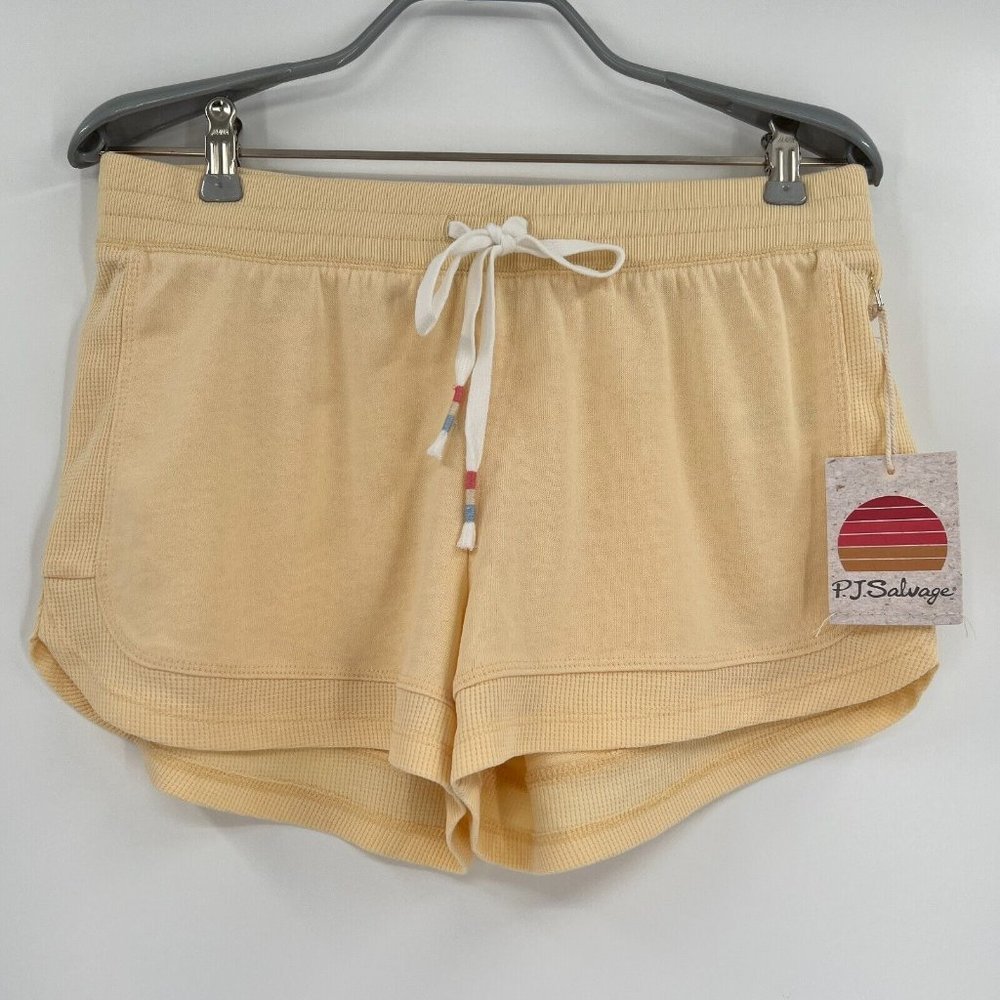 PJ Salvage Everyday Fade Away Lounge Pajama Shorts sz XS Sunshine RYELS NWT